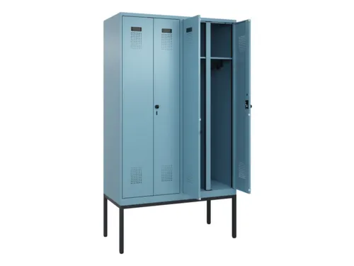 locker voor scheiding van kleding,HxBxD 2120x1200x500mm,4vak