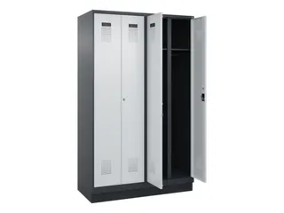 locker voor scheiding van kleding,HxBxD 1950x1200x500mm,4vak - 1