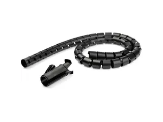 1,5M Kabelgoot Spiraal 25Mm Diameter Zwart - 1