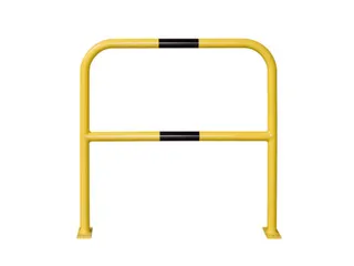 beschermbeugel,v. binnen,HxB 1300x1500mm,uitneembaar,staal,geel/zwart - 2