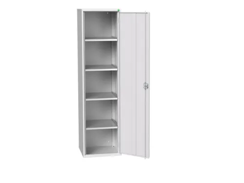 universele kast,HxBxD 2000x525x550mm,4xStalen bodem,draaigrendelslot
