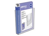 Folderhouder OPUS 2 wand A4 transparant