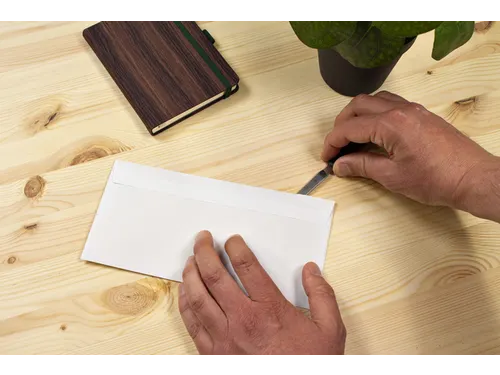 Briefopener Westcott metaal met kunststof grip zwart