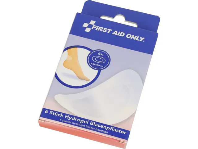 Pansements pour ampoules First Aid Only, boîte de 6 pièces