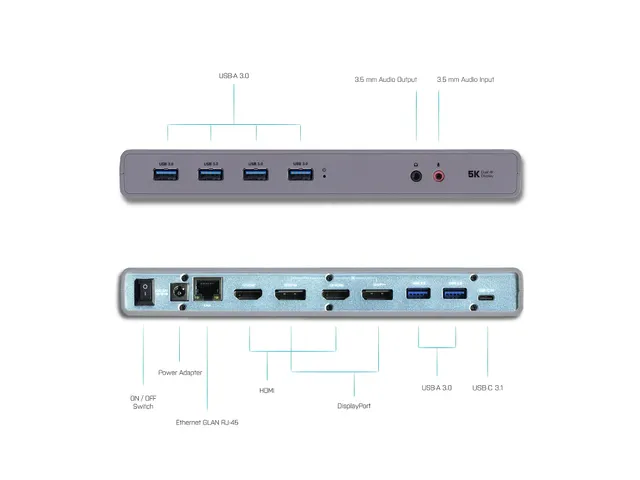 Usb 3.0 Usb-c Thunderbolt 3 Dockingstation