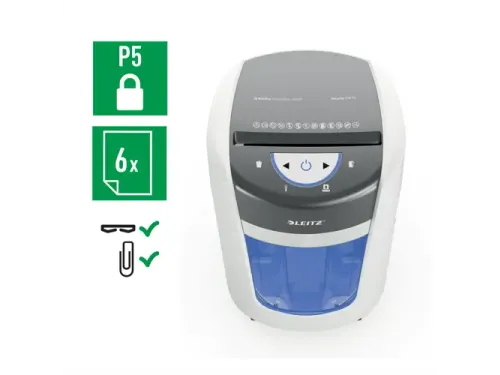 Papiervernietiger Leitz IQ OptiMax 225 Home Office P5 snippers 2x15mm