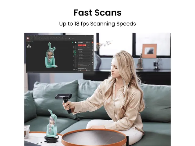Revopoint Pop 3 Advanced Edition draagbare 3D-scanner met kleurenscans