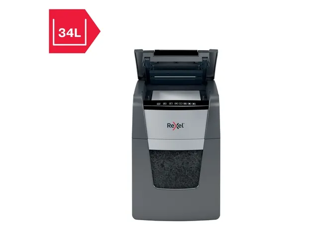 Papiervernietiger Rexel Optimum Auto+ 90X snippers 4x28mm