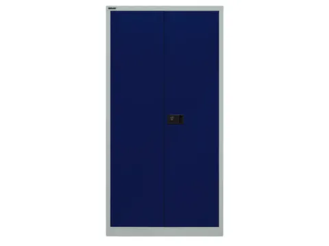 kantoorkast openslaande deuren HxBxD 1806x914x400mm Stalen grijs blauw