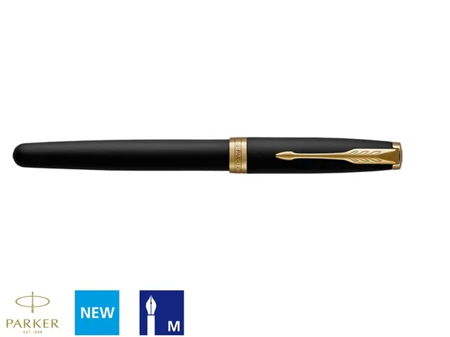 Vulpen Parker Sonnet Matte black lacquer GT Medium