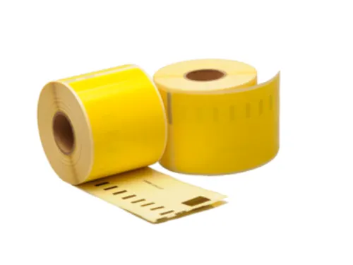 Dymo Compatible Label 99014 54x101mm Geel