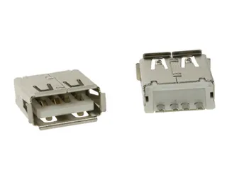 Usb A Vrouwelijk, Enkelvoudige Connector 180°, Voor Pcb - 1