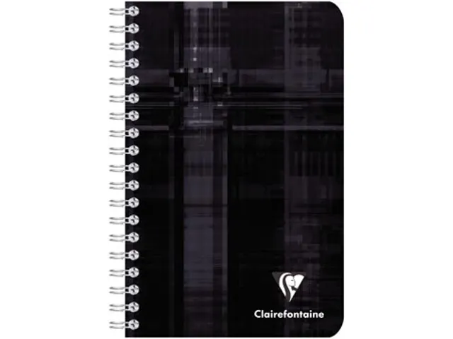 Zakboekje Spiraal 110x170mm ruit Assorti