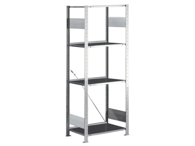 Inhaakstelling Aanslagrand Basisveld 1850x750x300mm 4legborden