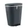 Pedaalemmer Zamora 25 Liter Antraciet Wit