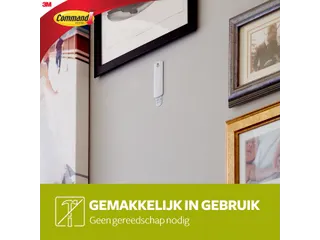 Haak Command kunststof tbv schilderijen incl bevestigingsstrip - 7