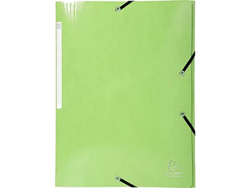 Elastomap 3 kleppen IDERAMA Maxi Capacity A4 Anijsgroen