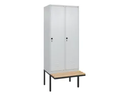 locker voor scheiding van kleding,HxBxD 2120x800x815mm,2vak