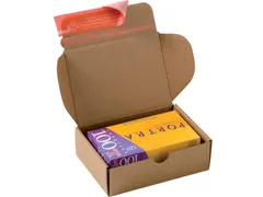 Verzenddoos Modulbox Binnenformaat 140x101x43mm Bruin