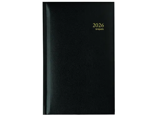 Agenda 2027 Brepols Interplan Lima 7dagen/2pagina's zwart
