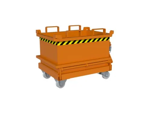 mini-bodemklepcontainer,HxLxB 625x600x800mm,0,13m³,inrijbeugel,staal