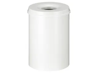 Vlamdovende papierbak 30 liter Grijs/Wit - 1