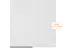 Nobo Diamond Glasbord Wit 71x126cm Impression Pro