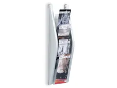 wandfolderhouder,HxBxD 540x169x80mm,v. 4xDIN lang