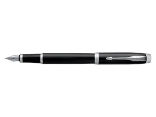 Vulpen Parker IM Black Lacquer CT Finish Fijn Blauwe inkt - 1