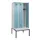 locker met bank,HxBxD 2120x900x815mm,3vak,vak B 300mm,cilinderslot