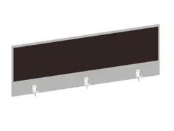 baliepaneel bureau aanbouw achter MP-lichtgrijs BN2036-bruin 1400mm