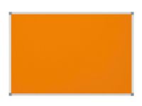 Prikbord MAULstandaard 90x120cm Textiel Oranje