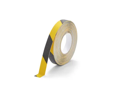 Antislip tape 15 Meter DURALINE GRIP 25mm Geel Zwart