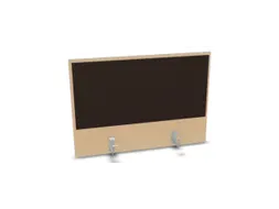 opzetpaneel,v. bureau,aanbouw achter,B 800mm,NE-esdoorn,BN2036-bruin