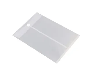 Enveloptas HF2 A4 240x335mm staand PP transparant wit - 2