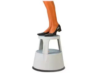 Opstapkruk 150kg Blauw Met Wielen - 3