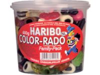 Haribo Color-Rado Wine Gum + Engelse Drop 650Gram