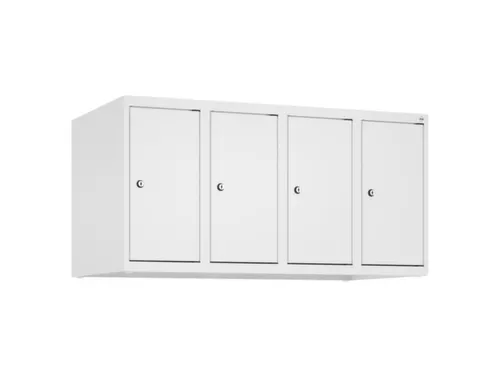 opzetkast,v. locker,4vak.,vak B 250mm,HxBxD 500x1000x500mm,vleugeldeur