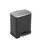E-cube Pedaalemmer 12 Liter Eko Zwart Rvs