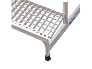 Montagetrap Aluminium H 0 8M 4Treden Incl. Platform Treden Rooster - 4