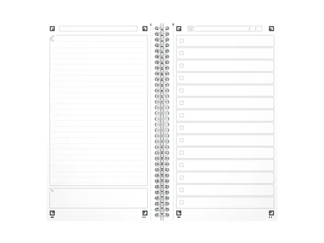 Task Manager Oxford 141x246 mm 115vel aqua