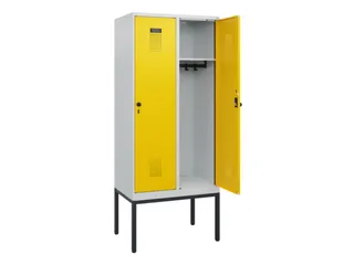 schoollocker,HxBxD 1950x800x500mm,2vak,vak B 400mm,draaigrendel - 1
