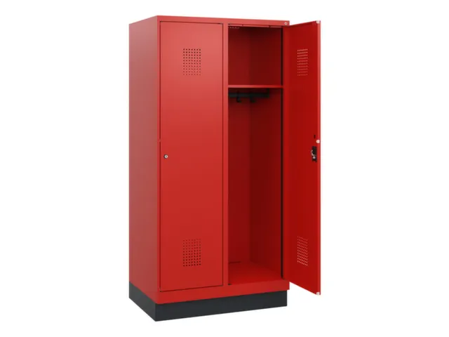schoollocker,HxBxD 1630x800x500mm,2vak,vak B 400mm,cil.-slot,sokkel