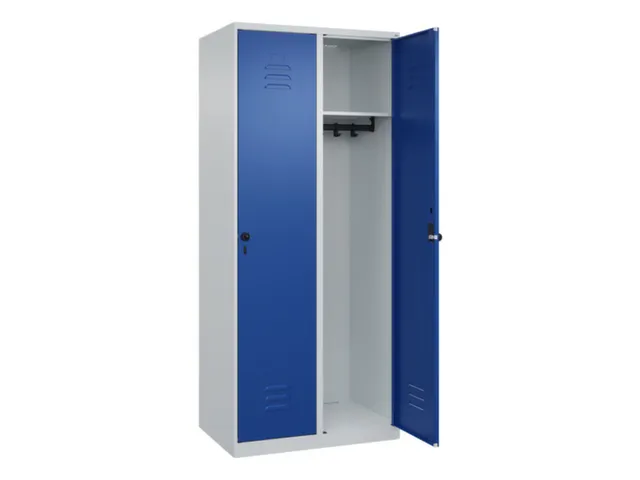locker,HxBxD 1850x800x500mm,2vak,vak B 400mm,draaigrendel