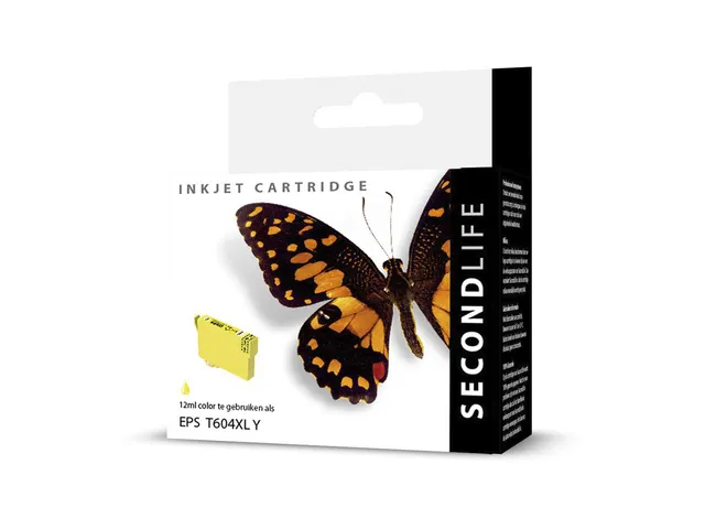 Cartridge SecondLife Epson 604 XL geel