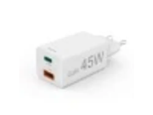 Oplader Hama USB-C/USB-A Mini PD 45W wit