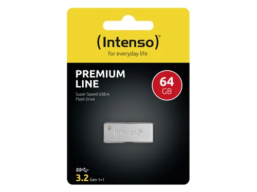 Intenso Usb Stick 3.0 64gb Zwart Premium