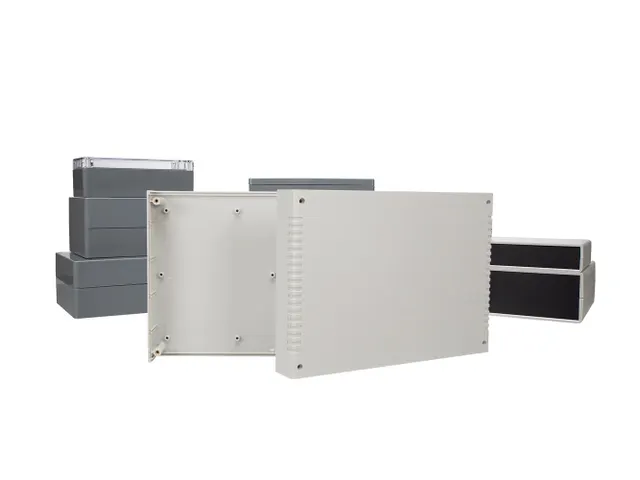 Coffret Etanche Antifeu - Couvercle Gris Clair Avec Plaques Arrieres N