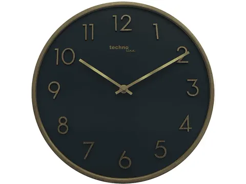 Wandklok Technoline WT 2430 30 cm zwart