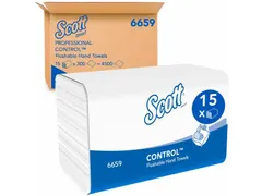Scott 6659 Handdoek Intergevouwen Wit 1-Laags